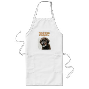 Labradoodle ART 'maak hondenkoekjes' Apron Lang Schort