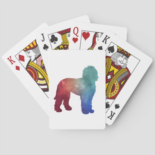Labradoodle Art Pokerkaarten (Achterkant)