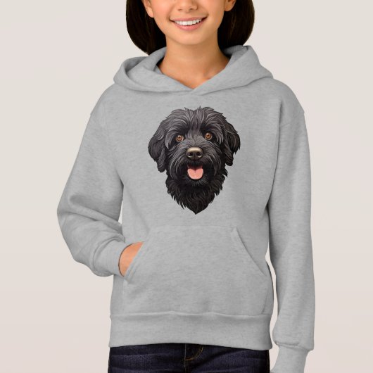 Labradoodle Black Dog (Voorkant)