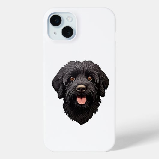 Labradoodle Black Dog Case-Mate iPhone Case (Achterkant)