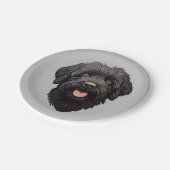 Labradoodle Black Dog Papieren Bordje (Gekanteld)