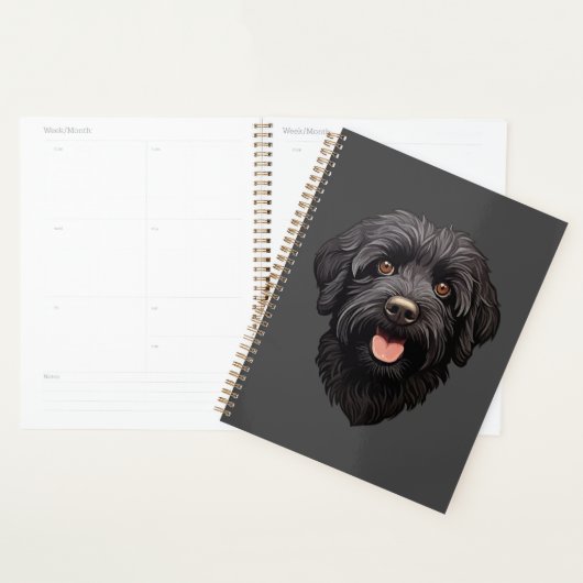 Labradoodle Black Dog Planner (Display)