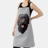 Labradoodle Black Dog Schort (Insitu)