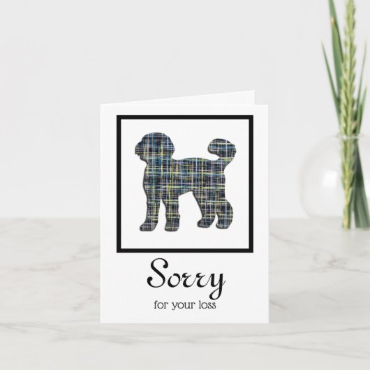 Labradoodle Chien Carte de Sympathie pour animal d (Devant)
