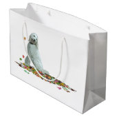Labradoodle Chien Dans Sac Cadeau Feuille (Dos Angle)