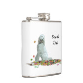 Labradoodle Chien En Feuille Buvez Du Flacon (Droite)