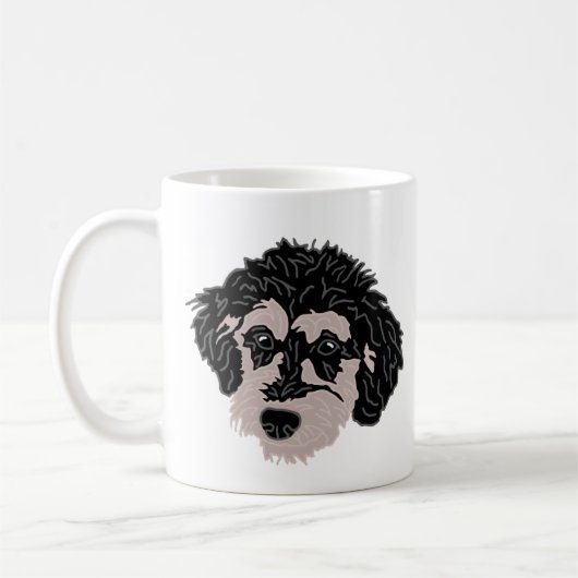 Labradoodle Chien Maman Mug (Gauche)