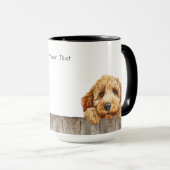 Labradoodle Chien Mug (Devant droit)
