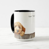 Labradoodle Chien Mug (Devant gauche)