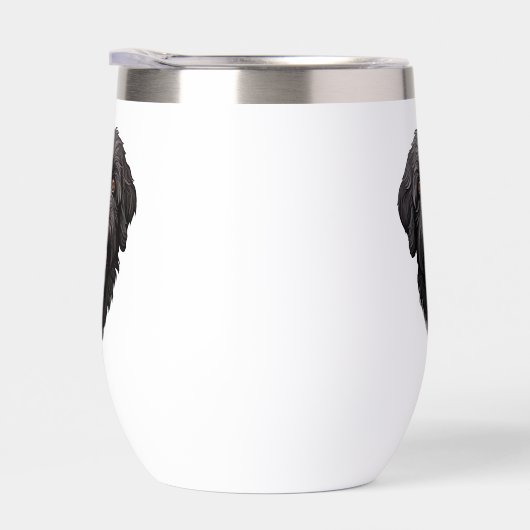 Labradoodle Chien noir (Droite)