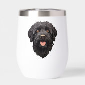 Labradoodle Chien noir (Arrière)