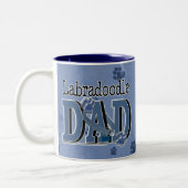 LabraDoodle DAD Tweekleurige Koffiemok (Links)