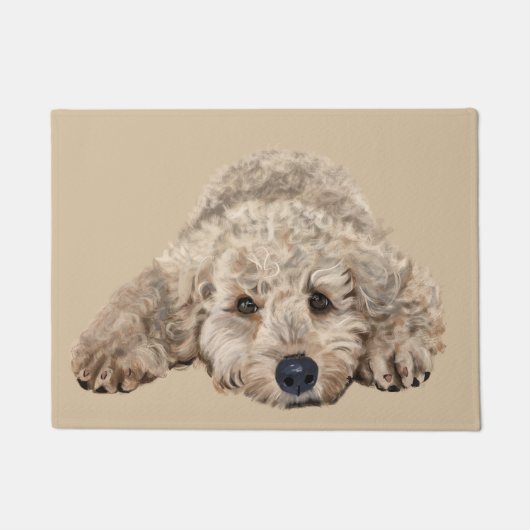 Labradoodle Deurmat (Voorkant)