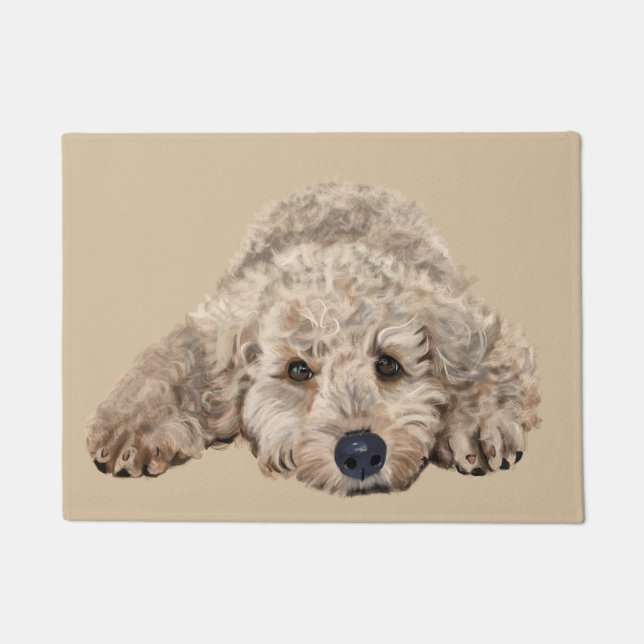 Labradoodle Deurmat (Voorkant)