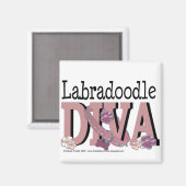 LabraDoodle DIVA Magneet (Voorkant / Achterkant)