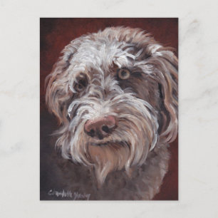 Labradoodle Dog Art Briefkaart