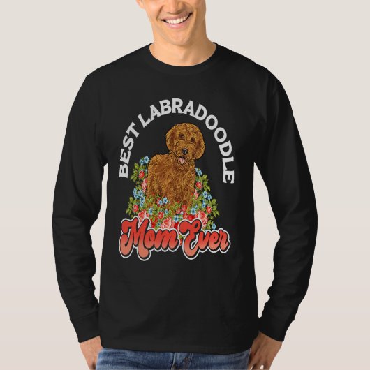 Labradoodle Dog Best Labradoodle Mom Ever T-shirt (Voorkant)