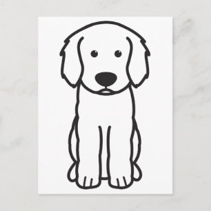 Labradoodle Dog Cartoon Briefkaart