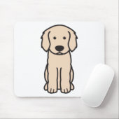 Labradoodle Dog Cartoon Muismat (Met muis)