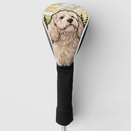 Labradoodle Dog Golfheadcover (Voorkant)