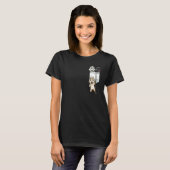 Labradoodle Dog In Pocket_1 T-shirt (Voorkant volledig)