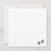 Labradoodle Dog Kaart (Achterkant)