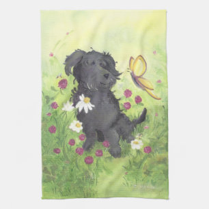 Labradoodle Doodle Dog/Kitchen Towel Theedoek
