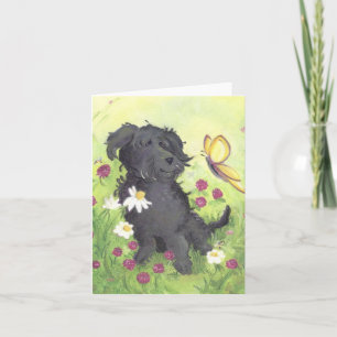 Labradoodle Doodle Dog/Note Card Kaart