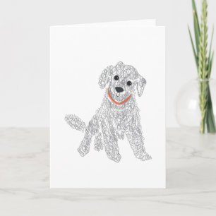Labradoodle Doodle Kaart