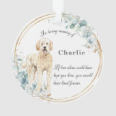 Labradoodle En Mémoire Nom Noël   (dos)