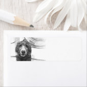 Labradoodle Étiquettes de la vie (En situation)