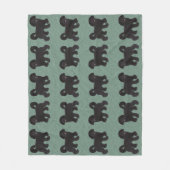 Labradoodle Fleece Blanket Deken (Voorkant)