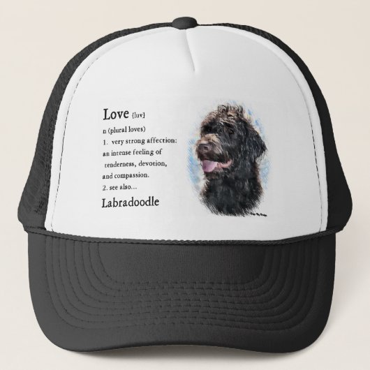 Labradoodle Gifts Trucker Pet (Voorkant)