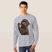 Labradoodle Goldendoodle bernedoodle maakt grappig T-shirt (Voorkant volledig)