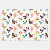 Labradoodle / Goldendoodle Verjaardagsfeest Inpakpapier Vel (Voorkant)