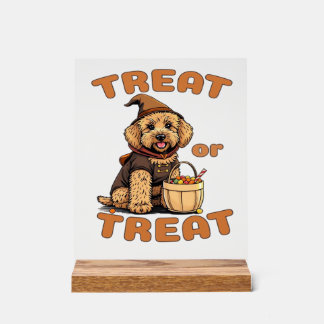 Labradoodle Halloween Dog Costume �Treat or Treat�