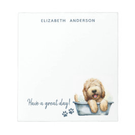 Labradoodle Hond gepersonaliseerd Notitieblok