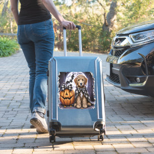Labradoodle Hond Halloween Plein Sticker