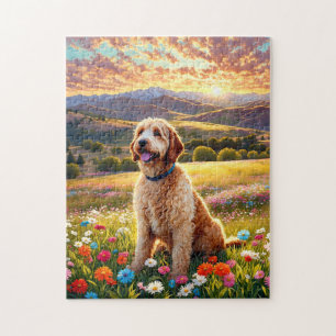 Labradoodle hond legpuzzel