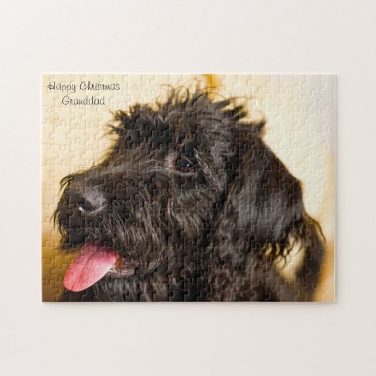 Labradoodle hond. legpuzzel (Horizontaal)