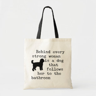 Labradoodle-humorcitaat Tote Bag