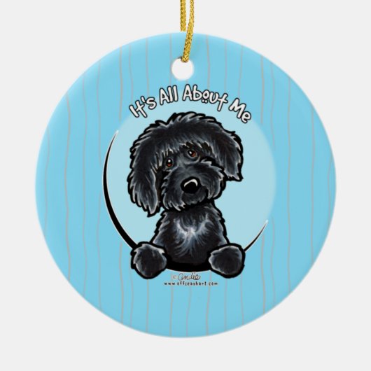 Labradoodle IAAM Carribean Keramisch Ornament (Voorkant)