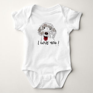 Labradoodle Ik Hou van Jou Romper