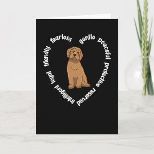 Labradoodle Lover Dog mama Dad Labradoodle Owner Kaart