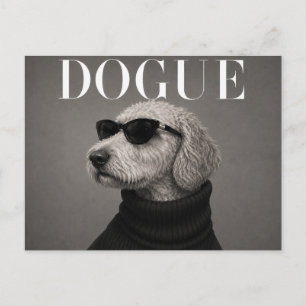 Labradoodle Luxe Mode Hondenportret Briefkaart