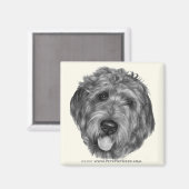 Labradoodle Magneet (Voorkant / Achterkant)