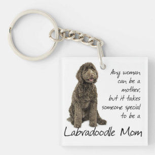 Labradoodle Mam Sleutelhanger