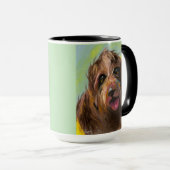 Labradoodle | Mug Deux Tons, 15 oz (Devant droit)