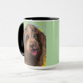 Labradoodle | Mug Deux Tons, 15 oz (Devant gauche)