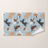 Labradoodle / Os et pattes Goldendoodle (Serviette à main)